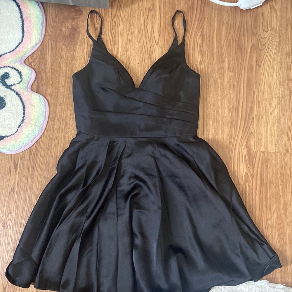 black dress